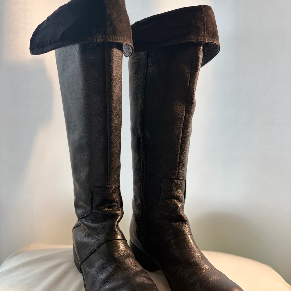 Nine West Black Over the Knee Boots